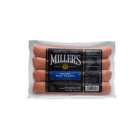 The Colossal Miller's 4ct beef frank, 14 Ounce